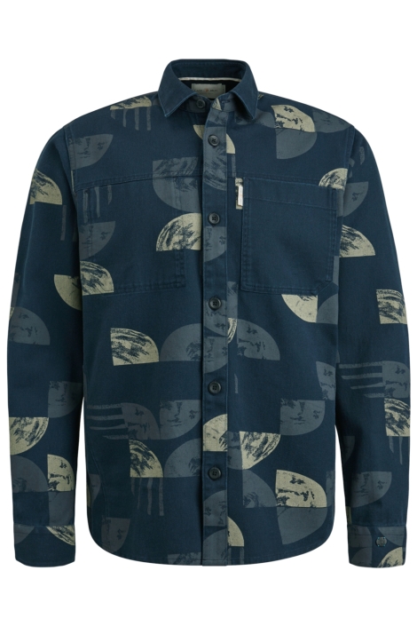 Cast Iron long sleeve shirt a/o printed slub